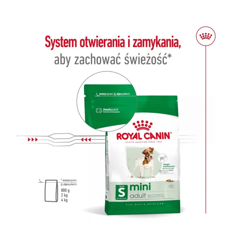 Royal Canin Mini Adult kotil lukustatav värskussulgur