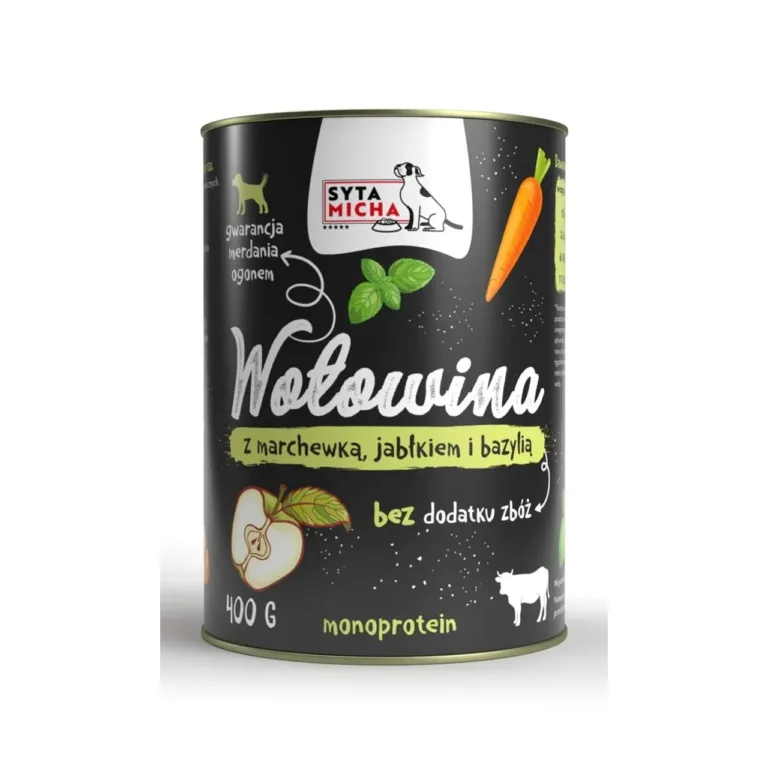 SYTA MICHA veiselihaga teraviljavaba koerakonserv 400g