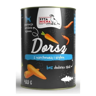 SYTA MICHA tursamaksa märgtoit koertele 400g purk