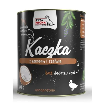 SYTA MICHA pardilihaga märgtoit koertele 800g purgis