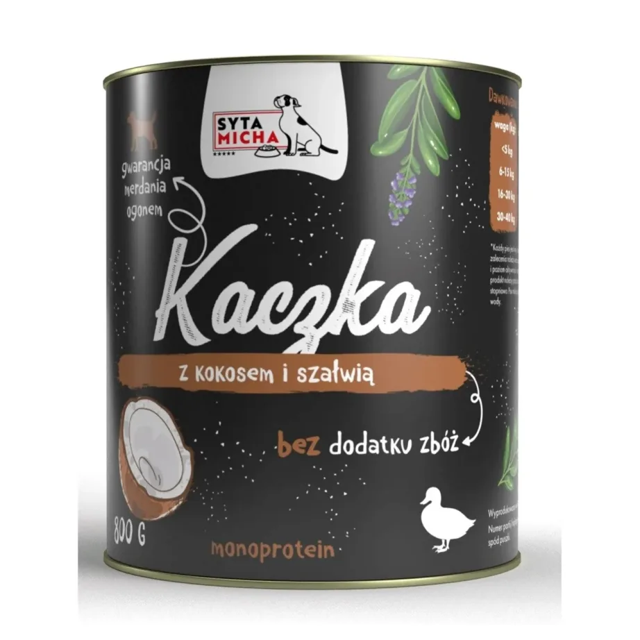 SYTA MICHA pardilihaga märgtoit koertele 800g purgis