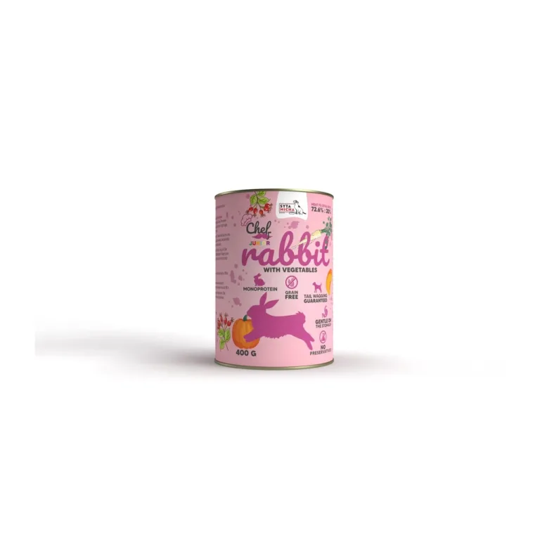 küülikulihaga kutsikatoit 400g SYTA MICHA Chef purgis