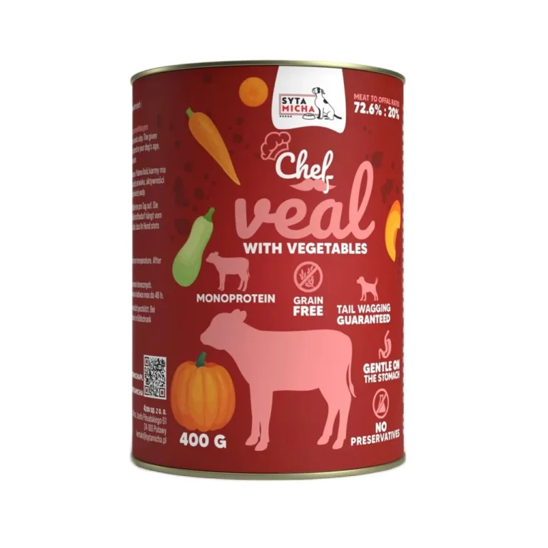 veisega teraviljavaba märgtoit koertele SYTA MICHA Chef 400g