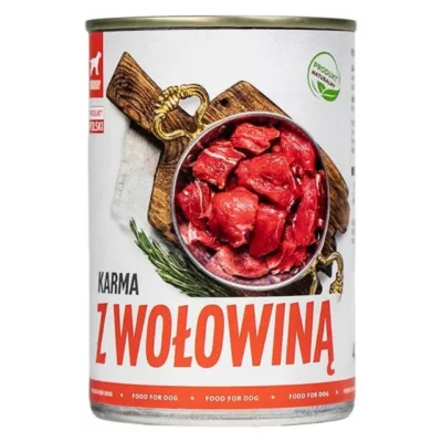 veiselihakonserv koertele 400 g TUF TUF Beef purk
