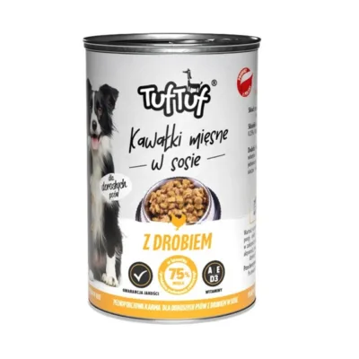 TUF TUF kanaliha märgtoit koertele 1,25 kg konserv