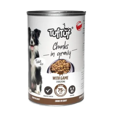 TufTuf Meaty Chunks konserv ulukilihaga koertele 1,25kg