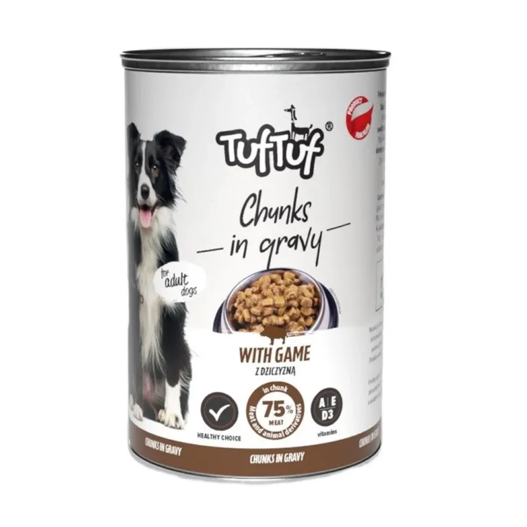 TufTuf Meaty Chunks konserv ulukilihaga koertele 1,25kg