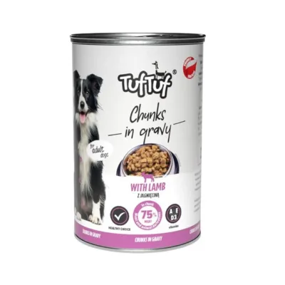 lambalihaga märgtoit koertele TUF TUF 1,25 kg konserv
