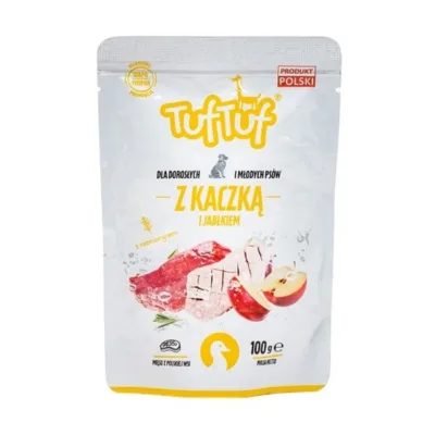 TufTuf pardiliha ja õunaga koeratoit 100g pakendis