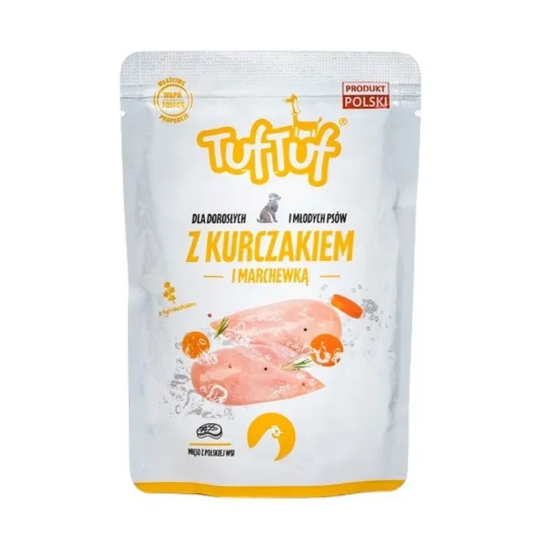kana ja porgandiga märgtoit koertele TufTuf 300g pakk