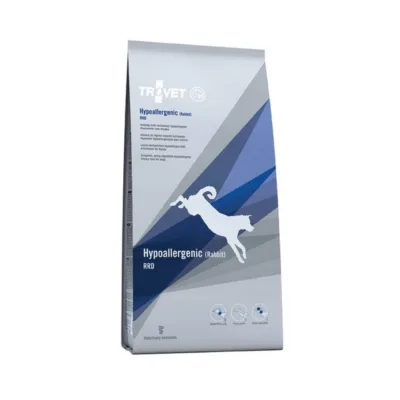 küülikuga hüpoallergeenne koeratoit 3kg Trovet RRD pakk