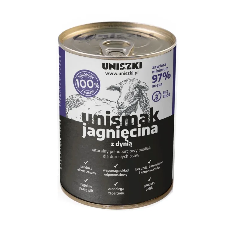 UNISZKI Unismak lambalihaga teraviljavaba koeratoit 410g purk