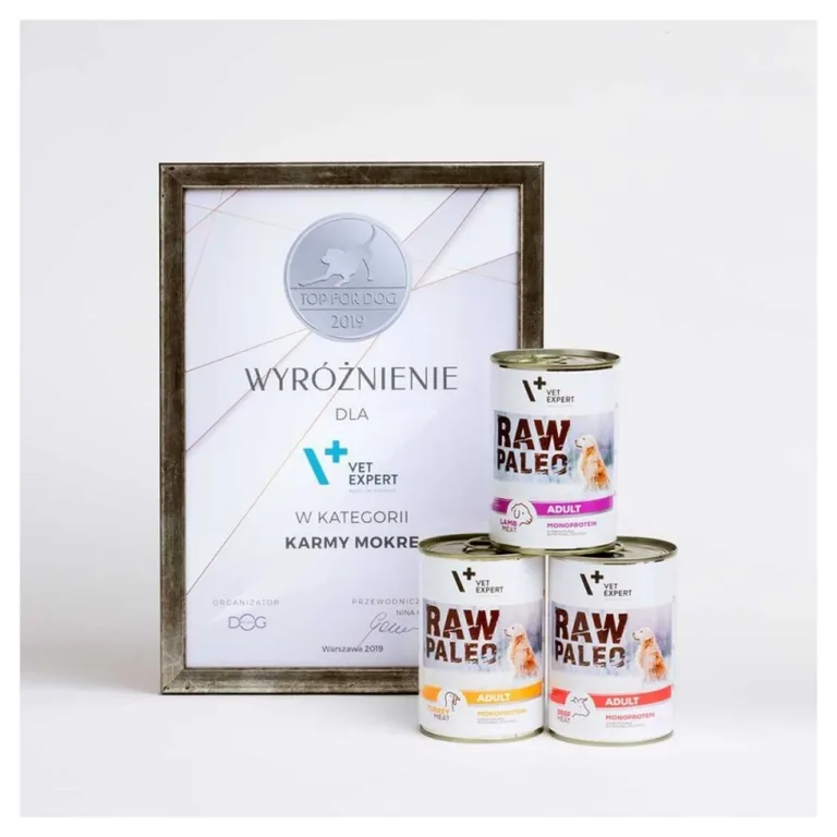Raw Paleo kalkuni monoproteiin märgtoit koertele auhinnaga