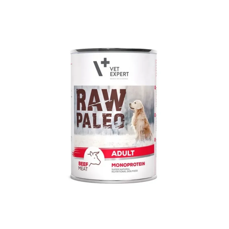 VetExpert Raw Paleo veise monoproteiin märgtoit koertele purk