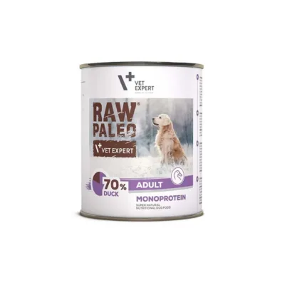 VetExpert Raw Paleo 800 g pardilihaga monoproteiinne konserv