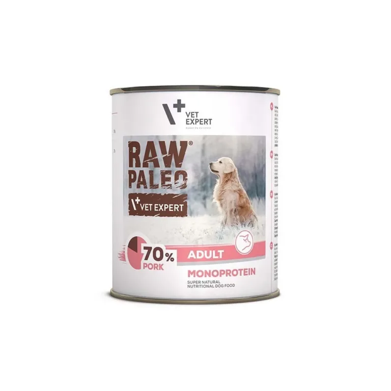 VetExpert Raw Paleo sealiha monoproteiin märgtoidu purk