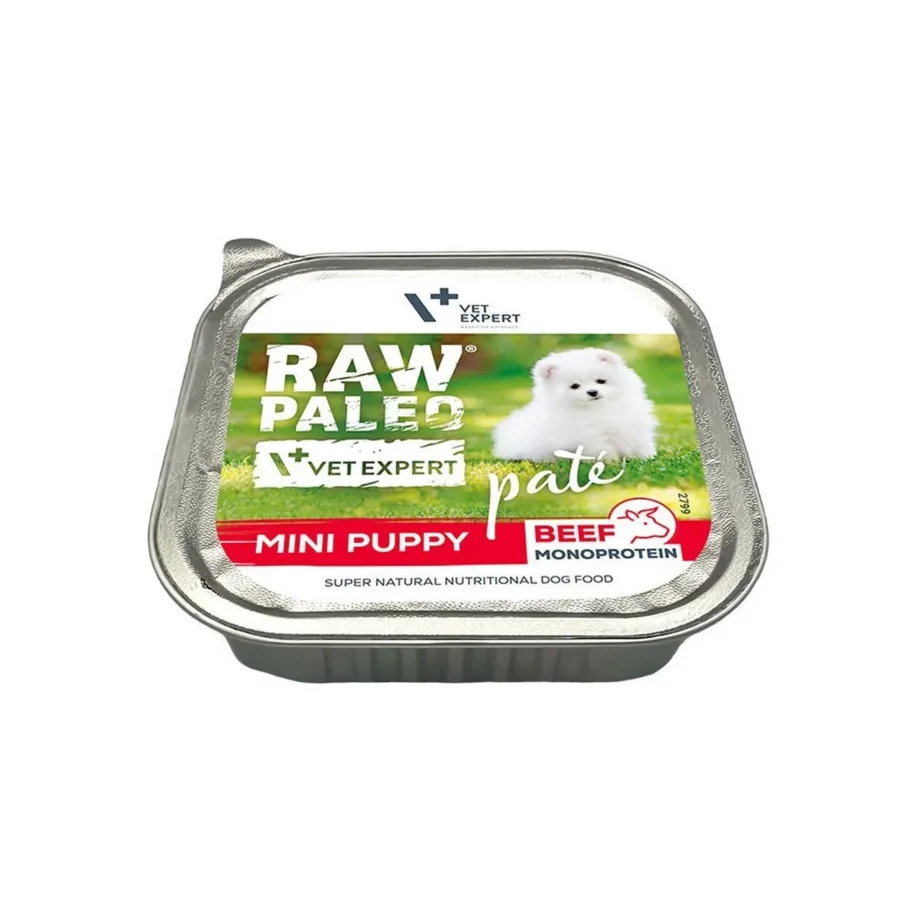 VetExpert Raw Paleo 150 g veiselihaga teraviljavaba märgtoit väikest tõugu kutsikatele – 2