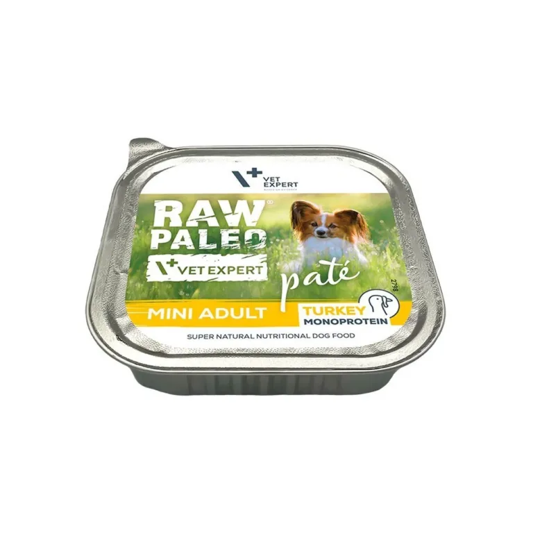 kalkuniga märgtoit väikesele koerale, VetExpert Raw Paleo pakk
