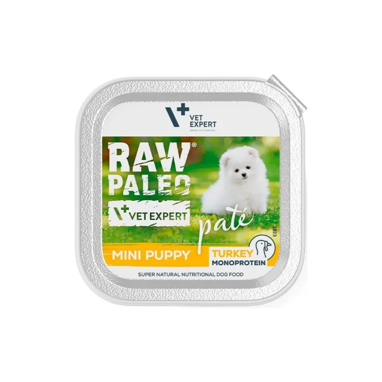 kalkuni märgtoit väikestele kutsikatele VetExpert Raw Paleo