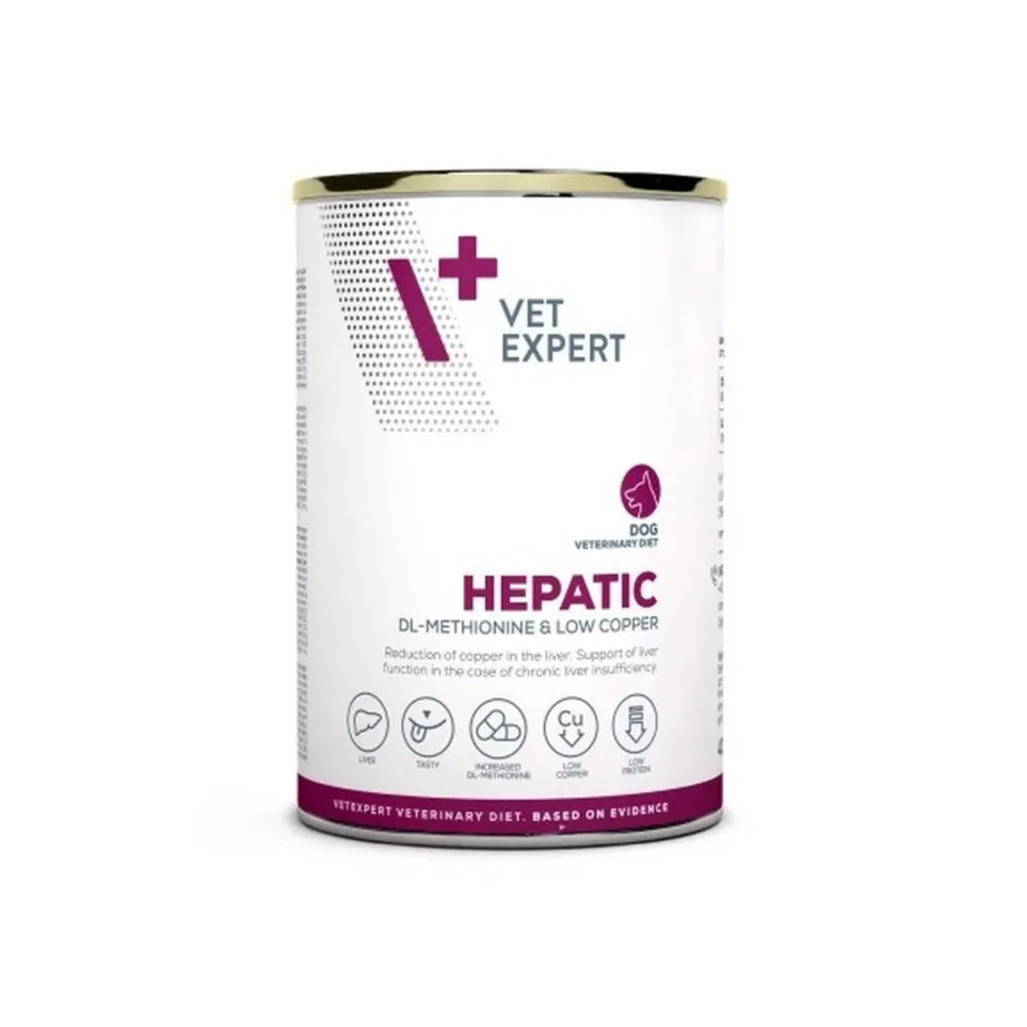 VetExpert Hepatic 400 g konserv koertele maksa toetav veterinaardieettoit – 2