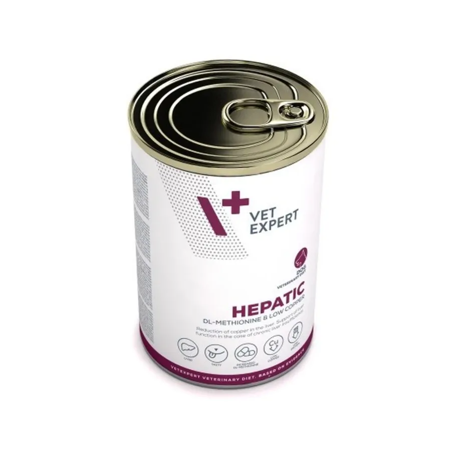 VetExpert Hepatic 400 g konserv koertele maksa toetav veterinaardieettoit – 4