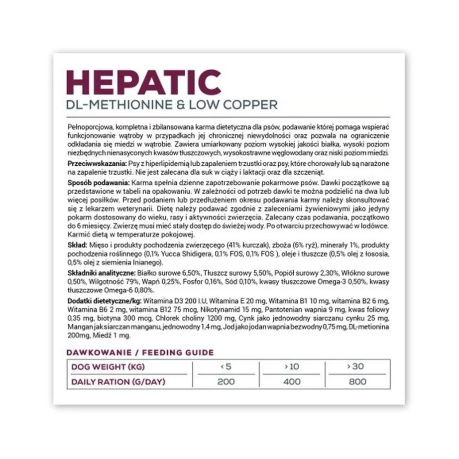 VetExpert Hepatic 400 g konserv koertele maksa toetav veterinaardieettoit – 5