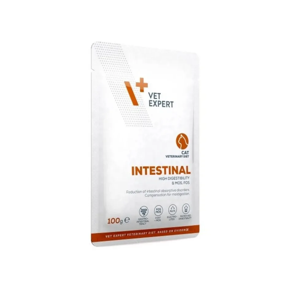 VetExpert Veterinary Diet Intestinal Cat 100g kana märgtoit täiskasvanud kassidele tundliku seedimisega, gluteeni- ja teraviljavaba – 2