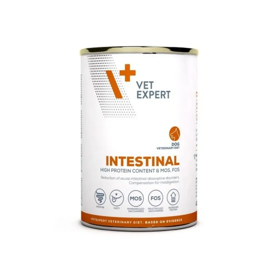 VetExpert Veterinary Diet Intestinal 400g kanaliha märgtoit kõigi tõugude koertele seedetrakti toetuseks – 2