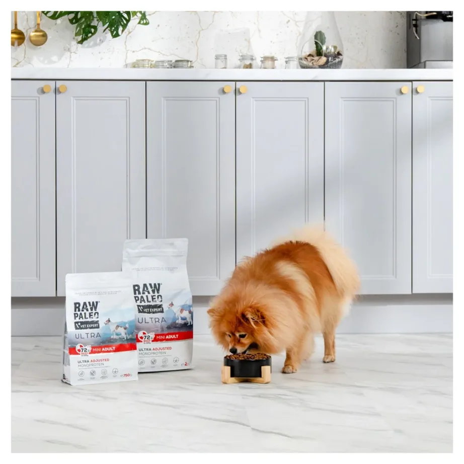 VetExpert Raw Paleo Ultra Mini Adult Beef 2 kg gluteenivaba kuivtoit väikest tõugu täiskasvanud koertele – 6
