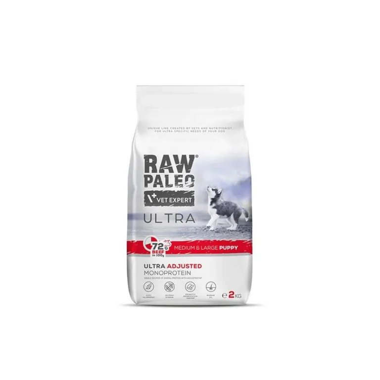 VetExpert Raw Paleo Ultra veise monoproteiiniga kuivtoidu pakk