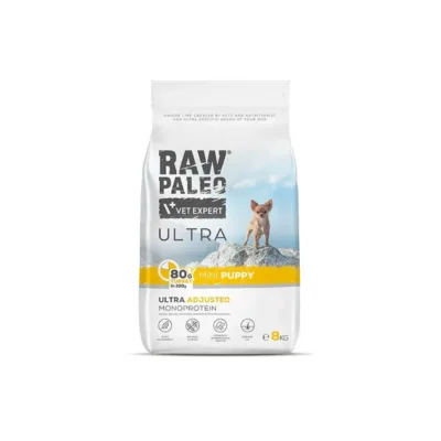 VetExpert Raw Paleo Ultra Mini Puppy Turkey 8 kg pakk