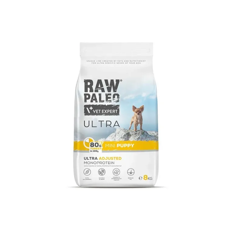VetExpert Raw Paleo Ultra Mini Puppy Turkey 8 kg pakk