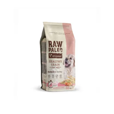 lõhega kutsikate kuivtoit 10 kg, VetExpert Raw Paleo pakk