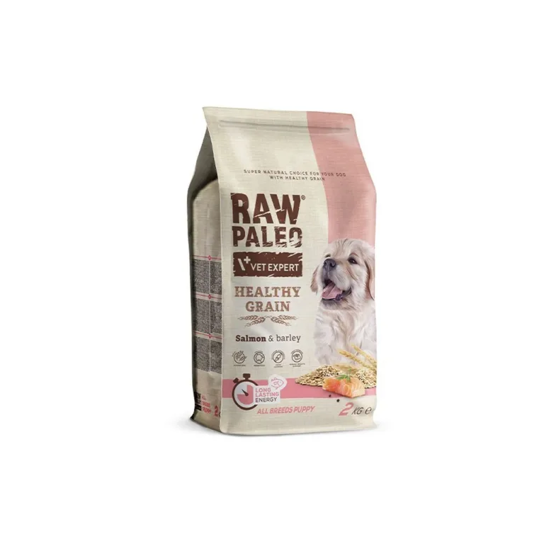 VetExpert Raw Paleo lõhe ja odraga kutsikate kuivtoit 2 kg pakk