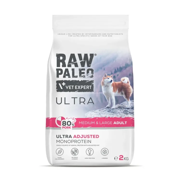 VetExpert Raw Paleo Ultra Pork 2kg teraviljavaba koeratoit