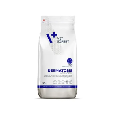 VetExpert Veterinary Diet Dermatosis Salmon & Potato 12kg pakk