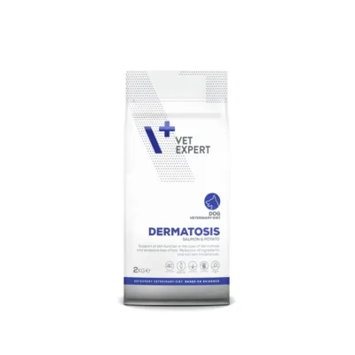 lõhega allergiakoertele kuivtoit VetExpert Dermatosis 2kg esivaade