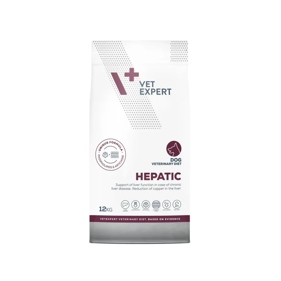 VetExpert Veterinary Diet Hepatic 12 kg gluteenivaba kuivtoit maksa haigustega täiskasvanud koertele – 2