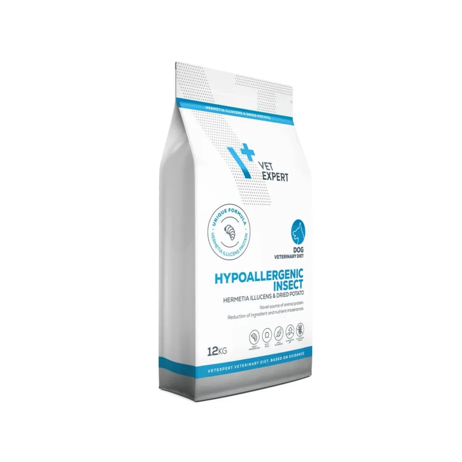 VetExpert Veterinary Diet Hypoallergenic Insect 12 kg gluteenivaba kuivtoit allergilisele täiskasvanud koerale – 3