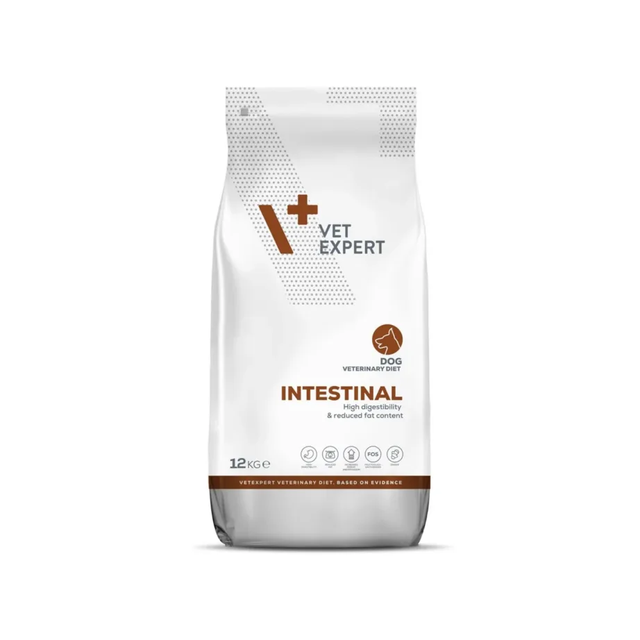 VetExpert Veterinary Diet Intestinal 12 kg gluteenivaba ja sojavaba kuivtoit seedetraktiprobleemidega koertele