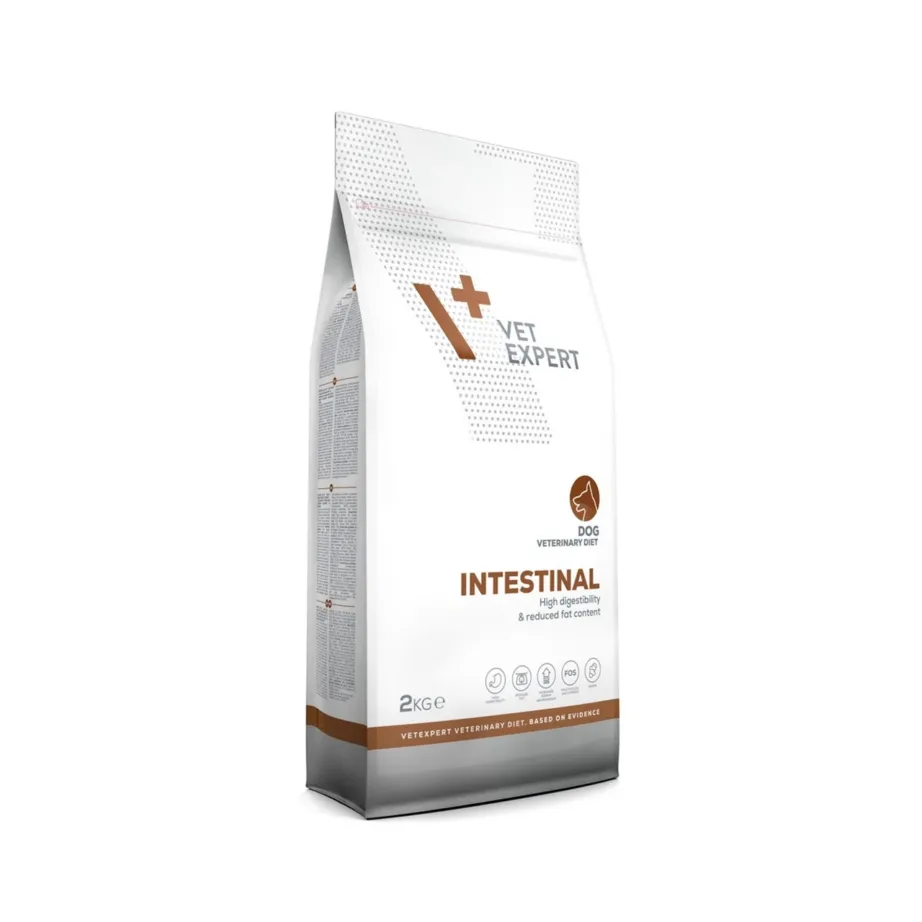VetExpert Veterinary Diet Intestinal 2 kg gluteenivaba kuivtoit kõigile koertele seedetrakti probleemide korral – 3