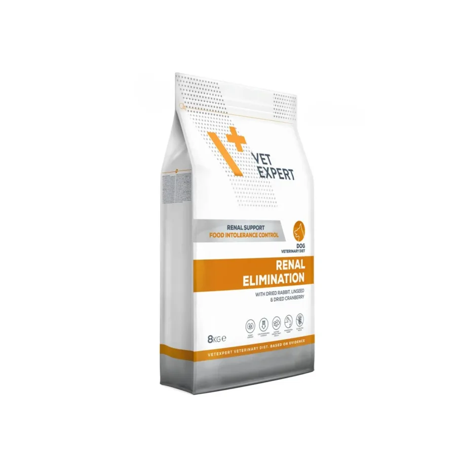 VetExpert Veterinary Diet Renal Elimination 8 kg gluteenivaba küülikuliha kuivtoit neeruprobleemidega täiskasvanud koertele – 3