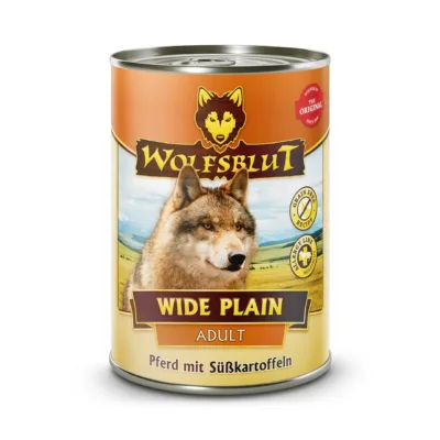 hobuselihaga koeratoit täiskasvanud Wolfsblut Wide Plain konserv