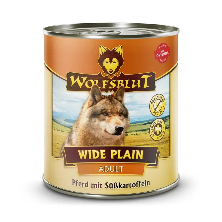Wolfsblut Wide Plain Adult hobuselihaga teraviljavaba koeratoit konserv