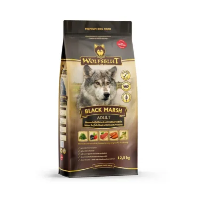 Wolfsblut Black Marsh veepühvli lihaga koeratoit pakk