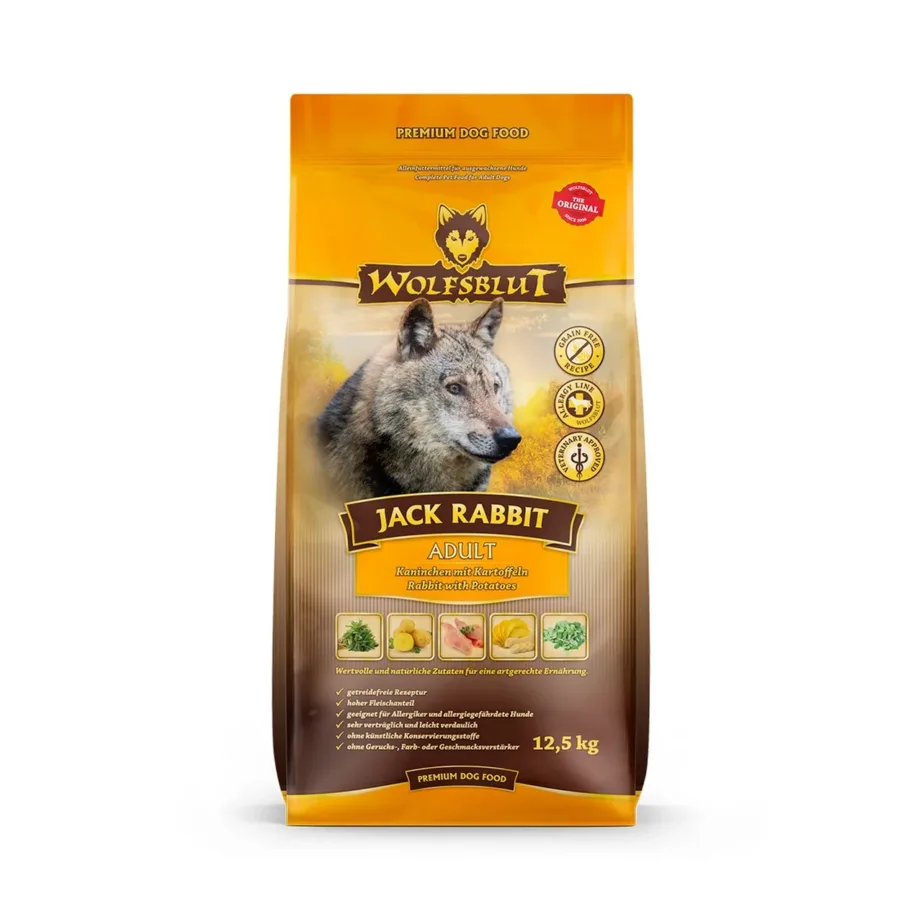 Wolfsblut Jack Rabbit küülikuliha kuivtoit koertele 12,5 kg kott