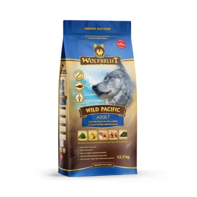 gluteenivaba koeratoit kala kartul Wolfsblut Wild Pacific 12,5 kg