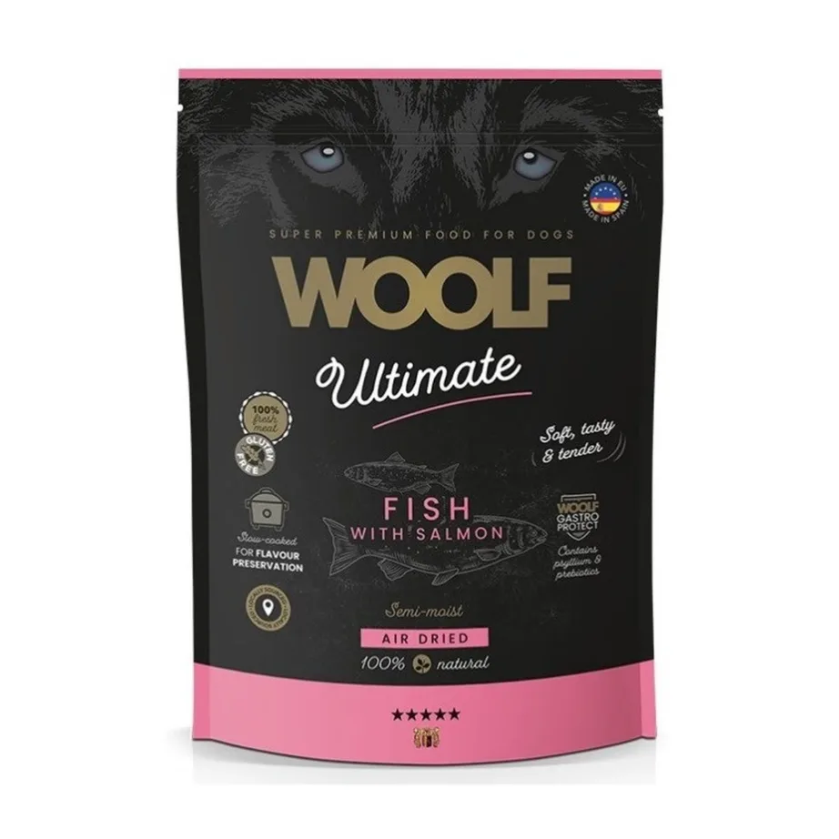 poolniiske koeratoit lõhega WOOLF Ultimate 1kg pakend