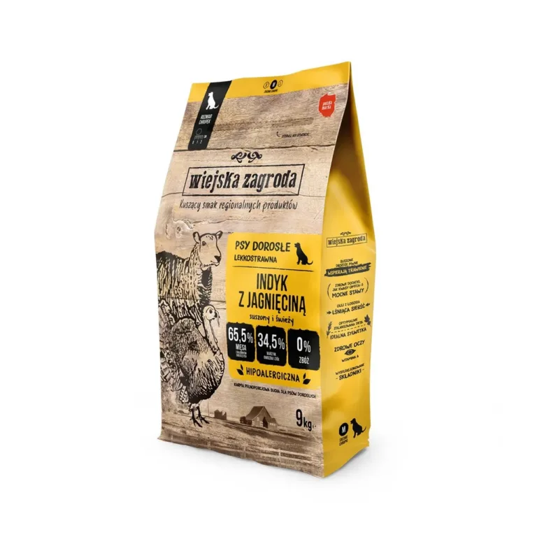 gluteenivaba koeratoit kalkuni ja lambaga, Wiejska Zagroda, 9 kg