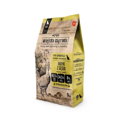 Wiejska Zagroda kalkuni-hanega kuivtoit koertele 9kg pakk